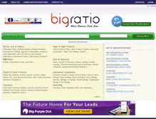 Tablet Screenshot of bigratio.com